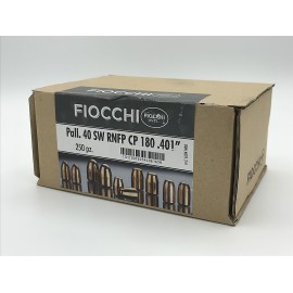 Fiocchi 40S&W RNFP 180gr 401" INT'L 1000pz