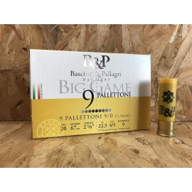 B&P Big Game cal.20/67 9 Pallettoni