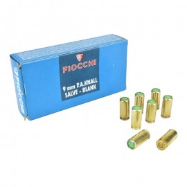 FIOCCHI 9mm P.A. KNALL (9 X 22) SALVE (50 pezzi)
