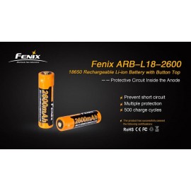 FENIX 18650 (Accumulatore ARB-L18-2600)