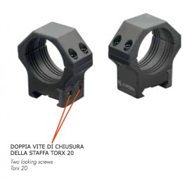 CONTESSA - LIGHT PICATINNY RINGS ø 30 mm H 8 mm