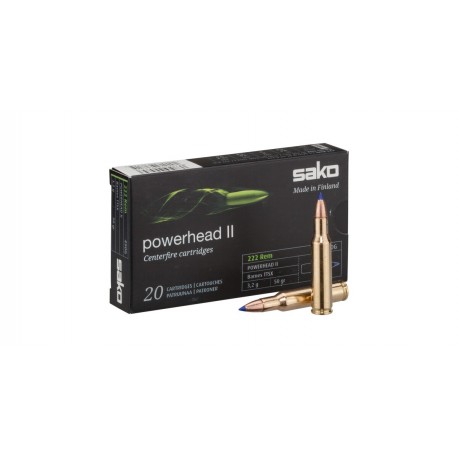 SAKO .222 Rem. Powerhead II Barnes TTSX 50gr