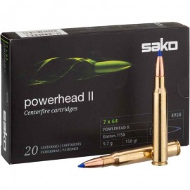 SAKO 7x64 Powerhead II Barnes TTSX 150gr