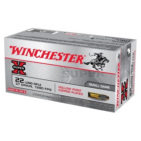 Winchester cal.22LR SUPER-X 37gr HP Copper Plated