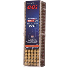 CCI CAL.22 LR TARGET HV 40GR LRN RED