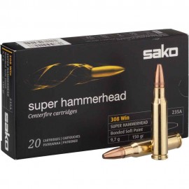 SAKO 308 Win. Super Hammerhead 180gr