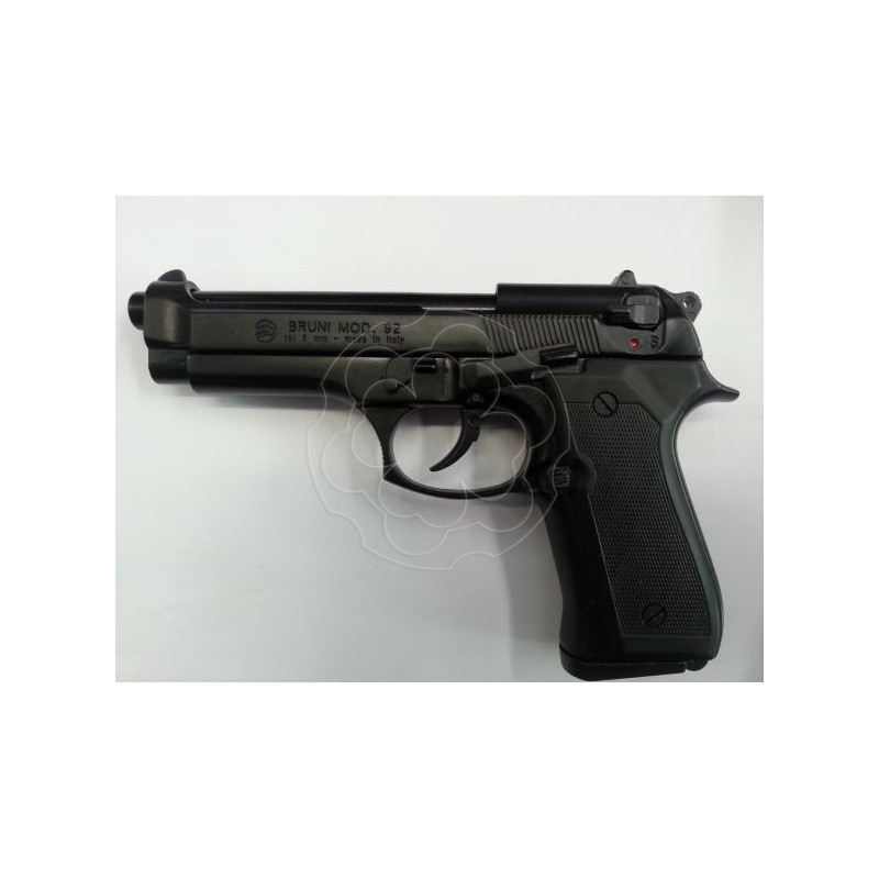 PISTOLA A SALVE BRUNI MODELLO BERETTA 92 CAL. 8mm BRUNITA - Armeria Ares e  Artemide