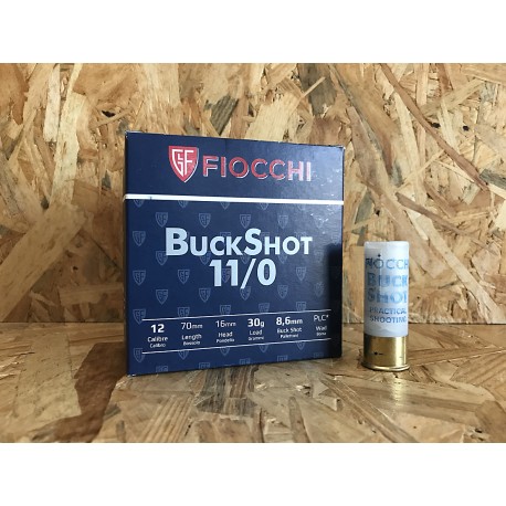 FIOCCHI BUCKSHOT 11/0 cal.12/70 30g Pallettoni