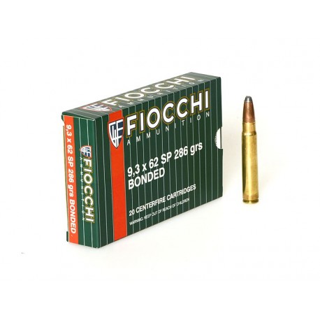 Fiocchi 9,3x62 Soft Point286gr Bonded