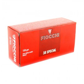 Fiocchi 38 Special FMJ 158gr