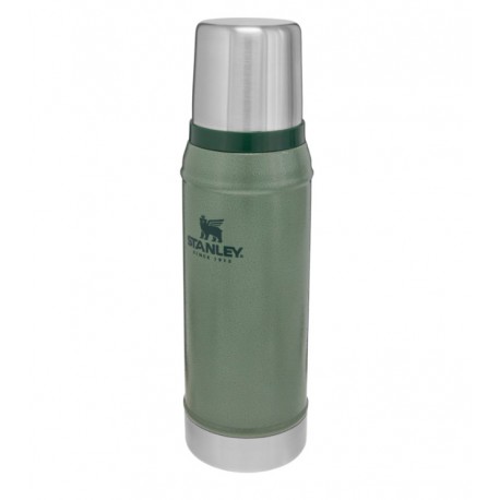 STANLEY CLASSIC LEGENDARY BOTTLE SMALL 25OZ /750ML HAMMERTONE GREEN