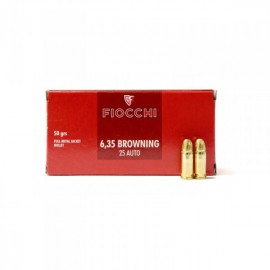 Fiocchi 6,35 Browning FMJ 50gr