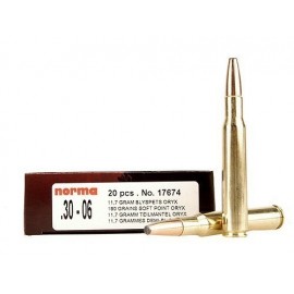 Norma 30-06 Soft Point Oryx 180gr