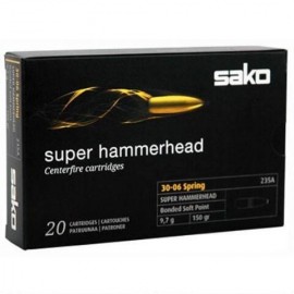Sako 30-06 SUPER Hammerhead Soft Point 150gr