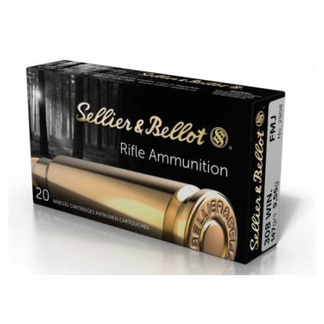 Sellier & Bellot 308 Win. FMJ 147gr 20pz