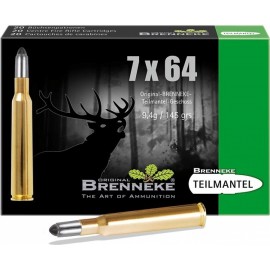 Brenneke 7x64 Teilmantel 145gr