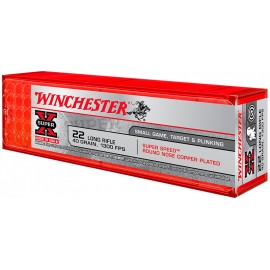 Winchester cal.22LR SUPER-X 40gr Copper Plated LRN