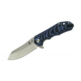 KIZER SOVEREIGN ACCIAIO VG-10 STONEWASH / MANICO	G-10 BLU