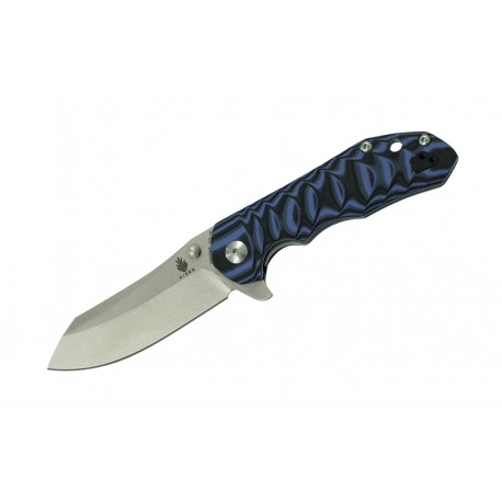 KIZER SOVEREIGN ACCIAIO VG-10 STONEWASH / MANICO	G-10 BLU