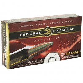 Federal Premium 7mm R.M. Nosler Accubond 160gr