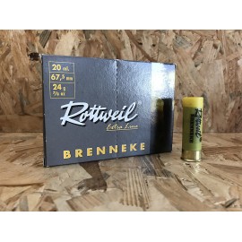 Rottweil Brenneke Cal.20/67.5 24g 10pz